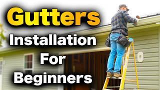 How To Install Gutters | DO IT YOURSELF!