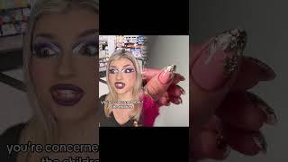Drag queens are not harming anybody. Just mind your business! #greenscreen #sephora #retail #pov