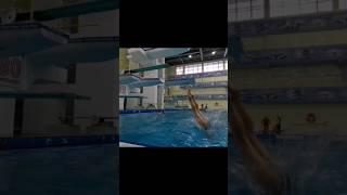 1.5 Forward Tuck 1m #прыжкивводу #diving #springboard