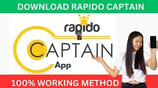 How To Download Install Rapido Captain App In iPhone IOS