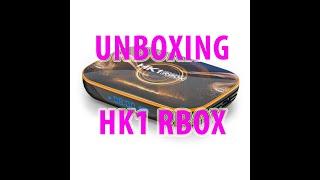 Smart TV Box HK1 RBOX R1 4GB 32GB Rk3318 Android 10 Unboxing