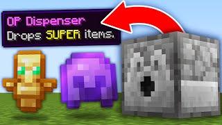 Minecraft, But Dispensers Drop OP Items...