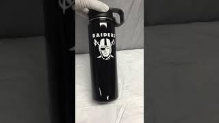 Raiders San Francisco Giants Water Bottle Kustom Painted