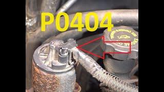 Causes and Fixes P0404 Code: Exhaust Gas Recirculation Control Circuit Range/Performance