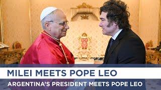 Argentina’s Javier Milei Meets Pope Leo at the Vatican | DRM News | AK1I