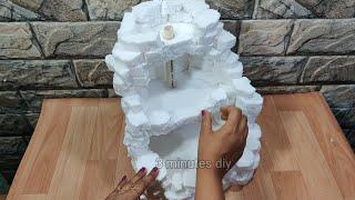 Beautiful home made waterfall fountain, very light weight