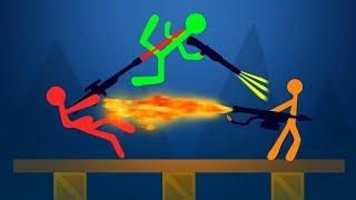 САМАЯ ПРИКОЛЬНАЯ ИГРА 2017? ЭПИЧНЫЕ БОИ В STICK FIGHT ! ИГРАЕМ В СТИК ФАЙТ