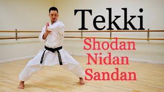 Tekki Shodan ,Tekki Nidan, & Tekki Sandan (FULL TUTORIAL)