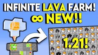 BEST 1.21 INFINITE LAVA FARM! Minecraft Bedrock MCPE/Xbox/PS4/Nintendo Switch/Windows 10