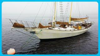 This 62' STEEL Schooner Will SHOCK You [Full Tour] Learning the Lines