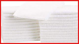 Great product -  Amazon Basics Fast Drying, Extra Absorbent, Terry Cotton Washcloths - Pack of 24, W