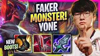 FAKER IS A MONSTER WITH YONE! *NEW BOOTS* - T1 Faker Plays Yone MID vs Sylas! | Season 2025