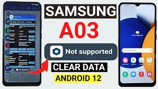 Samsung A03 Frp Bypass Android 12 Clear Data Not Supported | Google Account Bypass Samsung A03 2022