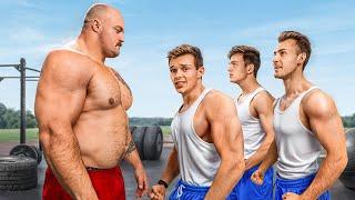 World's Strongest Man VS Fitness Influencers (For $10,000)