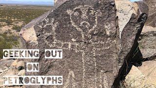 Three Rivers Petroglyph Site/Life in a Tiny Scamp Trailer with 2 Cats