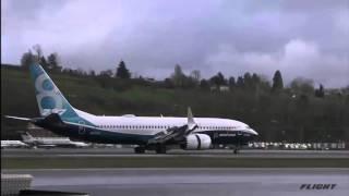 Boeing 737 MAX First Flight, 29th January 2016