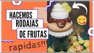 Te enseño a hacer rodajas de fruta super rapidas en porcelana  fria..