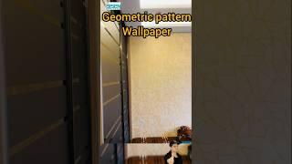 geometric pattern wallpaper || geometric pattern wall ideas || geomteric wallpaper design ||