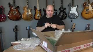 Crimson Guitar kit unboxing