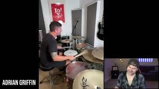 Jared Dines drummer challenge by Adrian Griffin - Writing drum parts for metal riffs