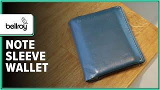 Bellroy Note Sleeve Wallet Review (1 Year of Use)