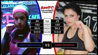 bloody fight of Iranian girl vs Armenian beauty (HD)