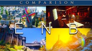 Skyrim ENB Comparison: Cities & Interiors Visual Showcase