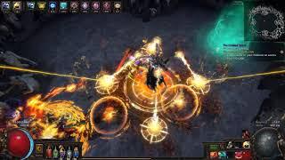 PoE Pyroclast mines vs Elder 3.9 patch