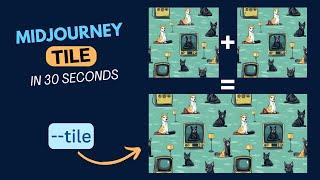 Create Pattern with Midjourney Tile▶️ Fastest Guide of --Tile in Midjourney