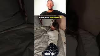 When Girls Sneezing Vs Boys Sneezing️ Try not to smile 189 #shorts #shortsfeed #viralvideo #funny