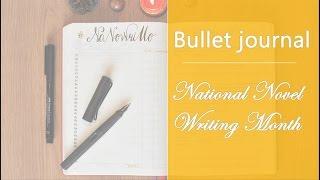 Bullet journal | NaNoWriMo 2016 & Sidekick