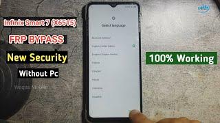 Infinix Smart 7 FRP Unlock Without Pc || Infinix X6515 Frp/Google Account Bypass by Waqas Mobile