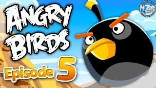 Angry Birds Gameplay Walkthrough Part 5 - Mighty Hoax Levels 5-1 - 5-21