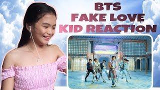 BTS FAKE LOVE Official MV Kid Reaction