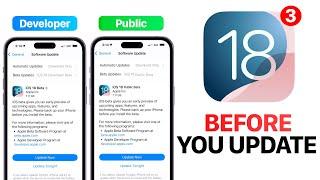 iOS 18 Beta 3 & Public Beta - Watch This BEFORE You Update!