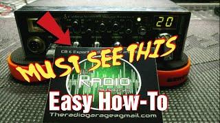 COBRA 29 MOSFET CONVERSION: CB Radio How to Install Easy Mod! The Radio Garage simple way.