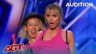 Fashion Designer Uses Heidi Klum On Stage as Her Model! Melodie Blaize on America's Got Talent