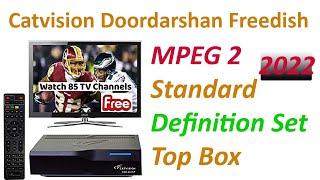 New Best Dth Set top box 2022 | Catvision Doordarshan Freedish MPEG 2 Standard Definition Set Top B.