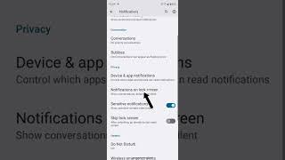 Motog32 Notification settings lock  screen #vairal #shortsvideo #tranding