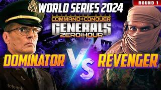 C&C Generals Zero Hour World Series 2024 | DoMiNaToR vs REVENGER | Round 1