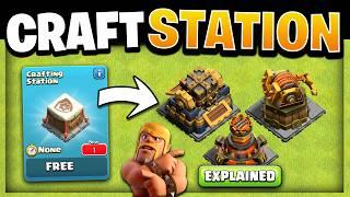How to Use NEW Crafting Station & Crafted Defenses in Clash of Clans!