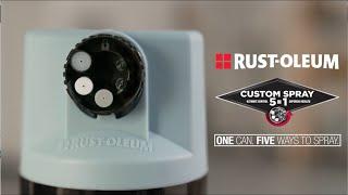 How To with Rust Oleum Custom Spray 5 in 1