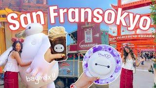 my first time in SAN FRANSOKYO SQUARE!!! ️ meeting Baymax, food, merch, & more!!