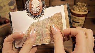 ASMR Journaling Mini Aesthetic 🪞 Tingle Journal Relaxing Sounds 다꾸 | hwaufranc