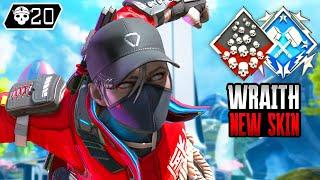 NEW WRAITH 20 KILLS & 4000 DAMAGE INCREDIBLY AMAZING (Apex Legends Gameplay)