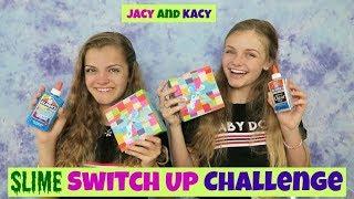 Slime Switch Up Challenge ~ Jacy and Kacy