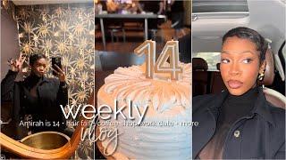 Amirah is 14, Hair Fail, NYFW shopping & coffee shop work date | weekly vlog