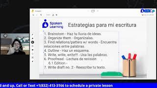 How to improve my writing skills in Spanish