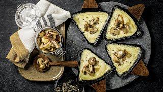 Recipe: Raclette with quick pickled mushrooms | FOOBY