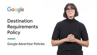 Destination Requirements | Google Advertiser Policies